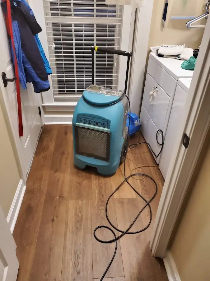 Commercial dehumidifier deployed for Crawl Space Restoration in Orleans